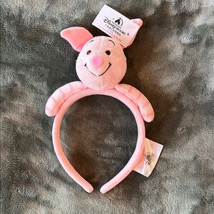 Disney Pink Piglet Plush Headband from China Shanghai park